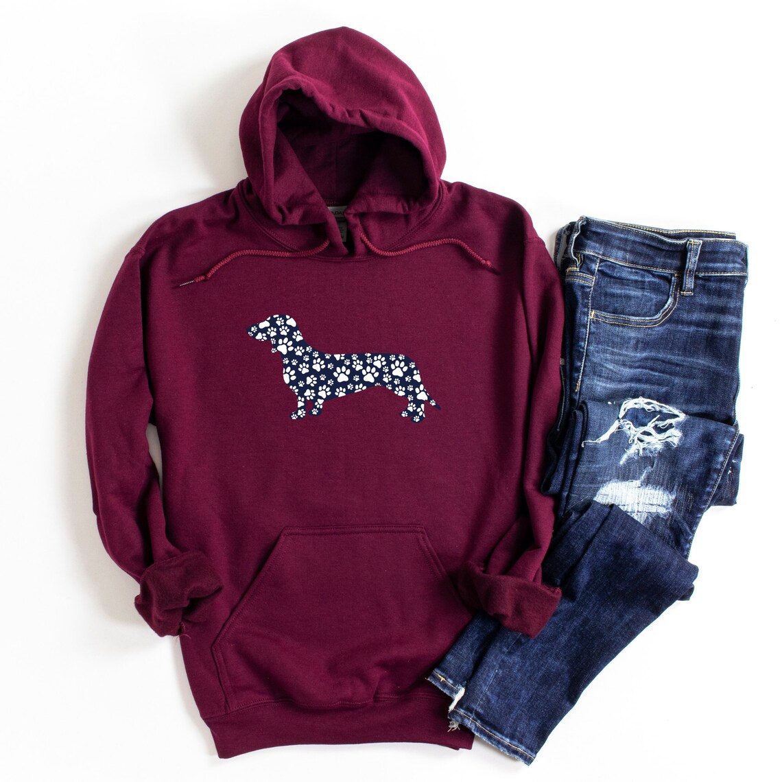 Dachshund Hoodie Sweater/Dachshund Hoodie Sweatshirt/Dachshund Etsy