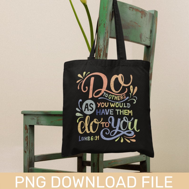 Christian Png Do to Others as You Would Have Them Do to You - Etsy