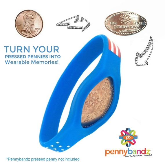 Pennybandz Wearable Souvenir Wristband for Your Press Penny Etsy