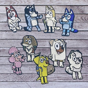 Iron-On Patches Bluey