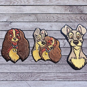 Iron-on Patches Lady &Tramp