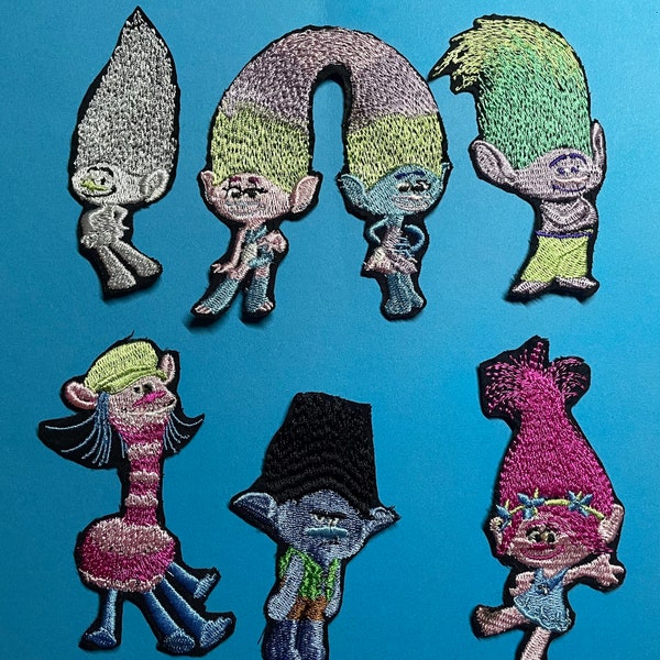 Iron-on Trolls patches