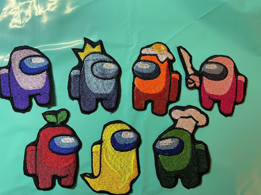 Among Us Iron on Patches Etsy