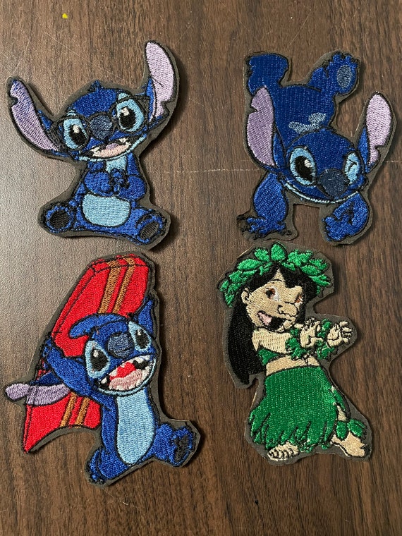 Stitch and Lilo Iron on Patches -  Israel