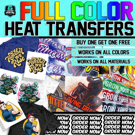 custom heat press transfers for t shirts