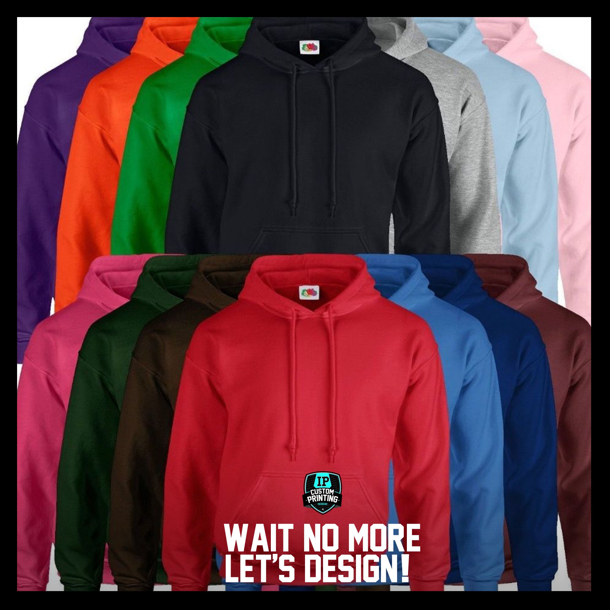 MultiColor Design Bulk Personalized HTV Wholesale Hoodie Etsy