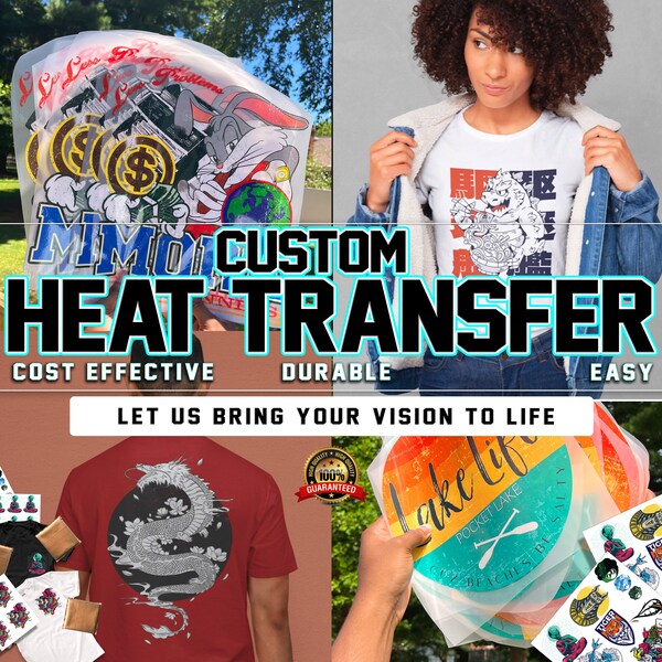 Logo Heat Transfer Etsy