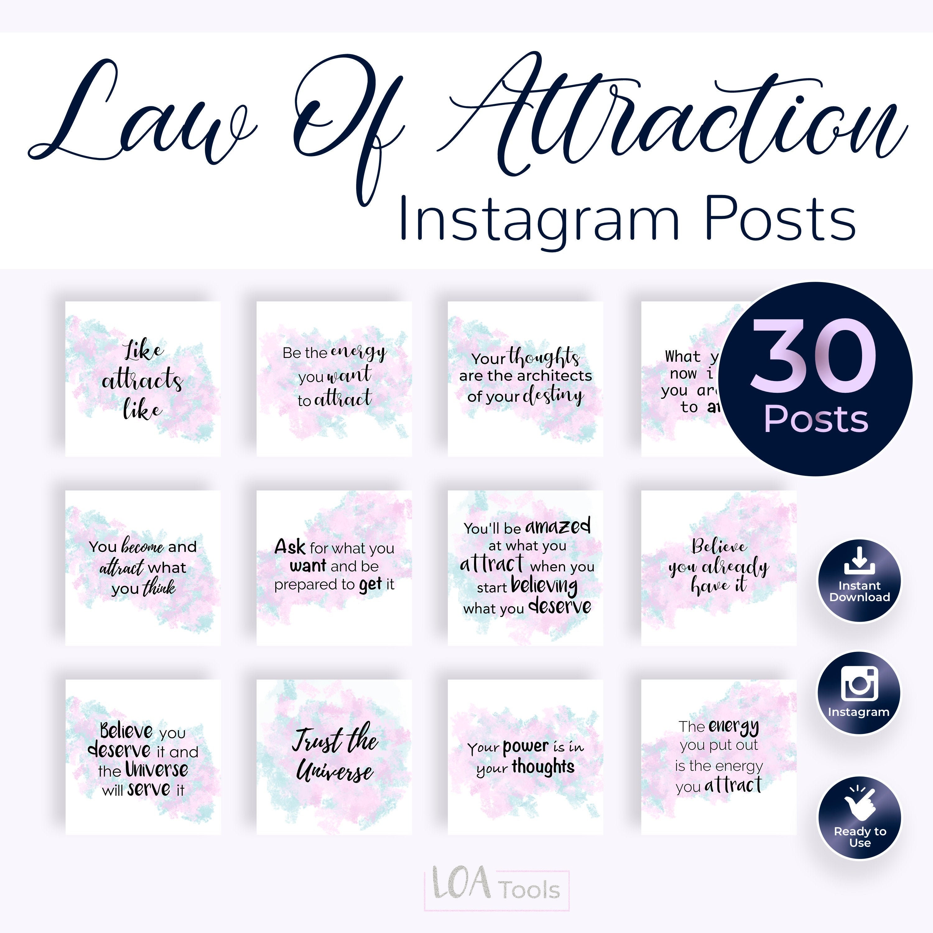 Law of Attraction Pack Sticker for Sale by LoA-Lady