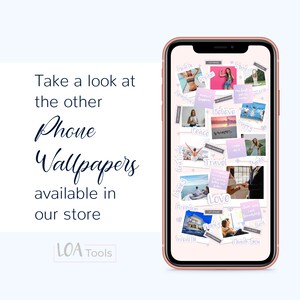 Puede incluir: Un fondo de pantalla de tel&eacute;fono rosa con un collage de im&aacute;genes y texto. El texto incluye palabras como "salud", "sue&ntilde;o", "amor", "viajar", "paz", "creer", "feliz", "riqueza", "gratitud", "libertad", "familia", "dios", y "gracias".