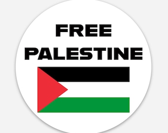 Free Palestine sticker | Palestine decal | protest sticker | activist sticker