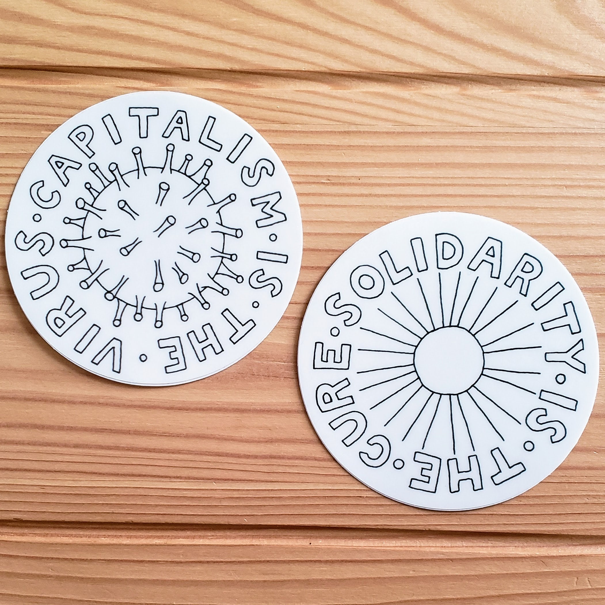 Anti-capitalist Sticker | Socialist Decal | Anarchist Gift | Capitalism ...