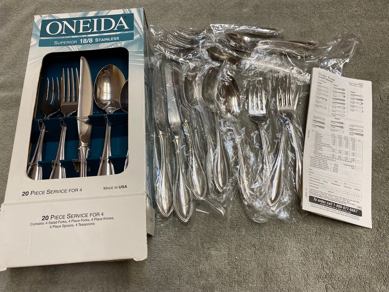 Oneida American Harmony Arbor USA Stainless Steel Flatware Etsy