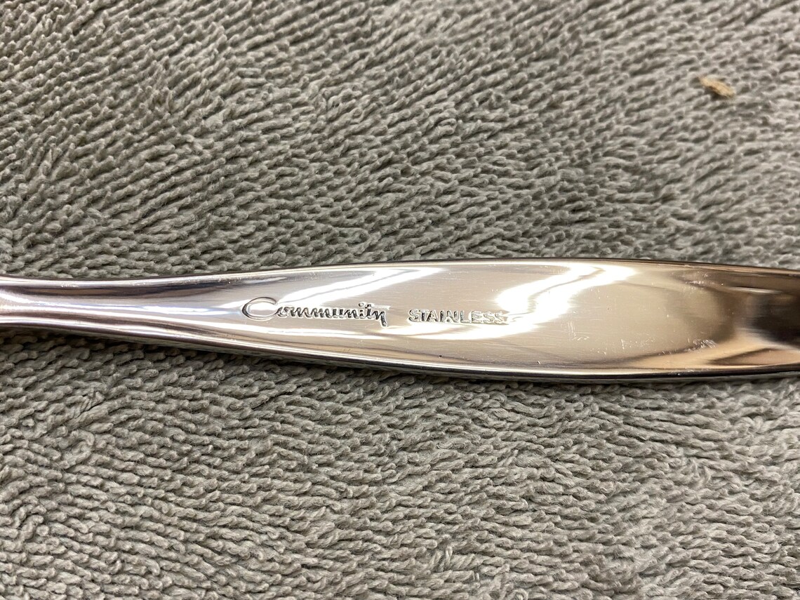 Oneida Community Stainless Flatware 5 Serving Pieces Set Etsy