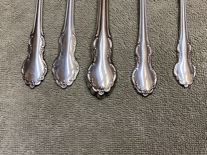 Oneida Tennyson Stainless Steel Flatware One5 Pc Place Etsy