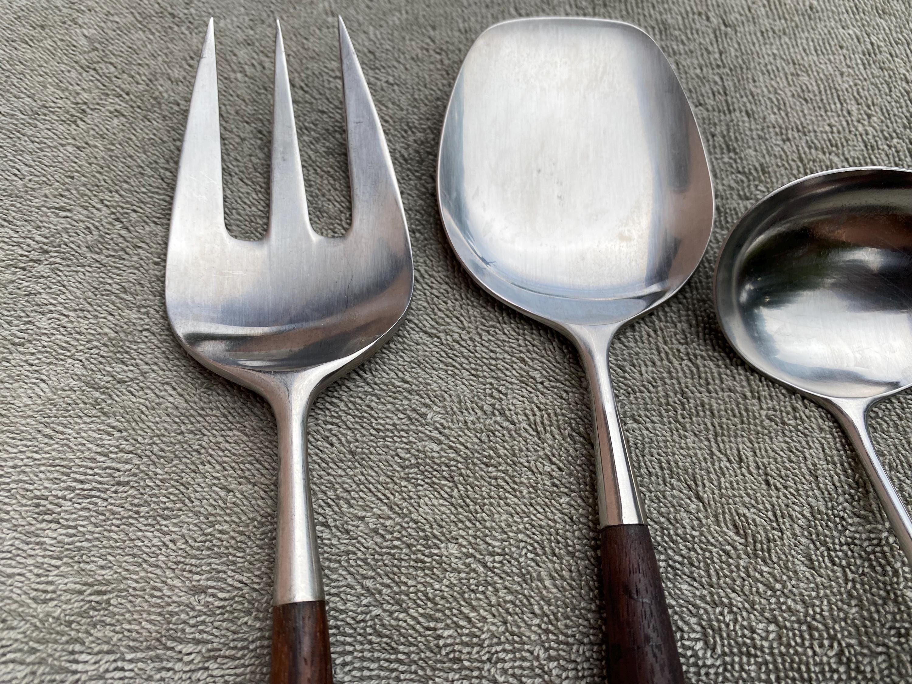 Lauffer Palisander JAPAN Stainless Flatware 4 Piece Serving