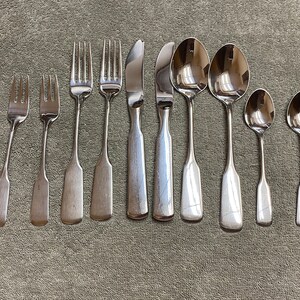 WMF Silver .800 Cutlery - ZURICH Pattern - 5 Piece Place Set / Setting