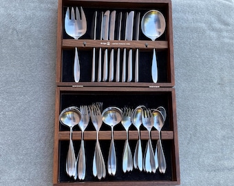 Lauffer Palisander JAPAN Stainless Flatware 4 Piece Serving