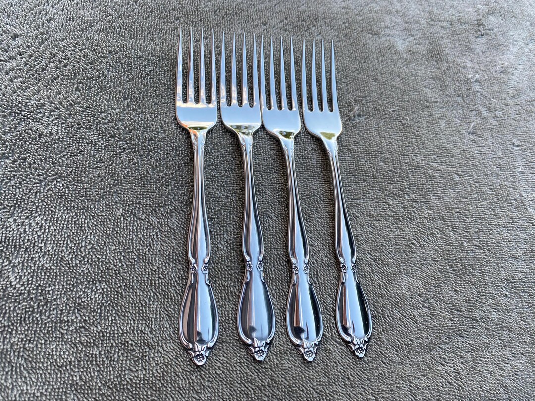 Vntage 1960s Oneda Chatelane Stanless Flatware, ce Tea Spoons