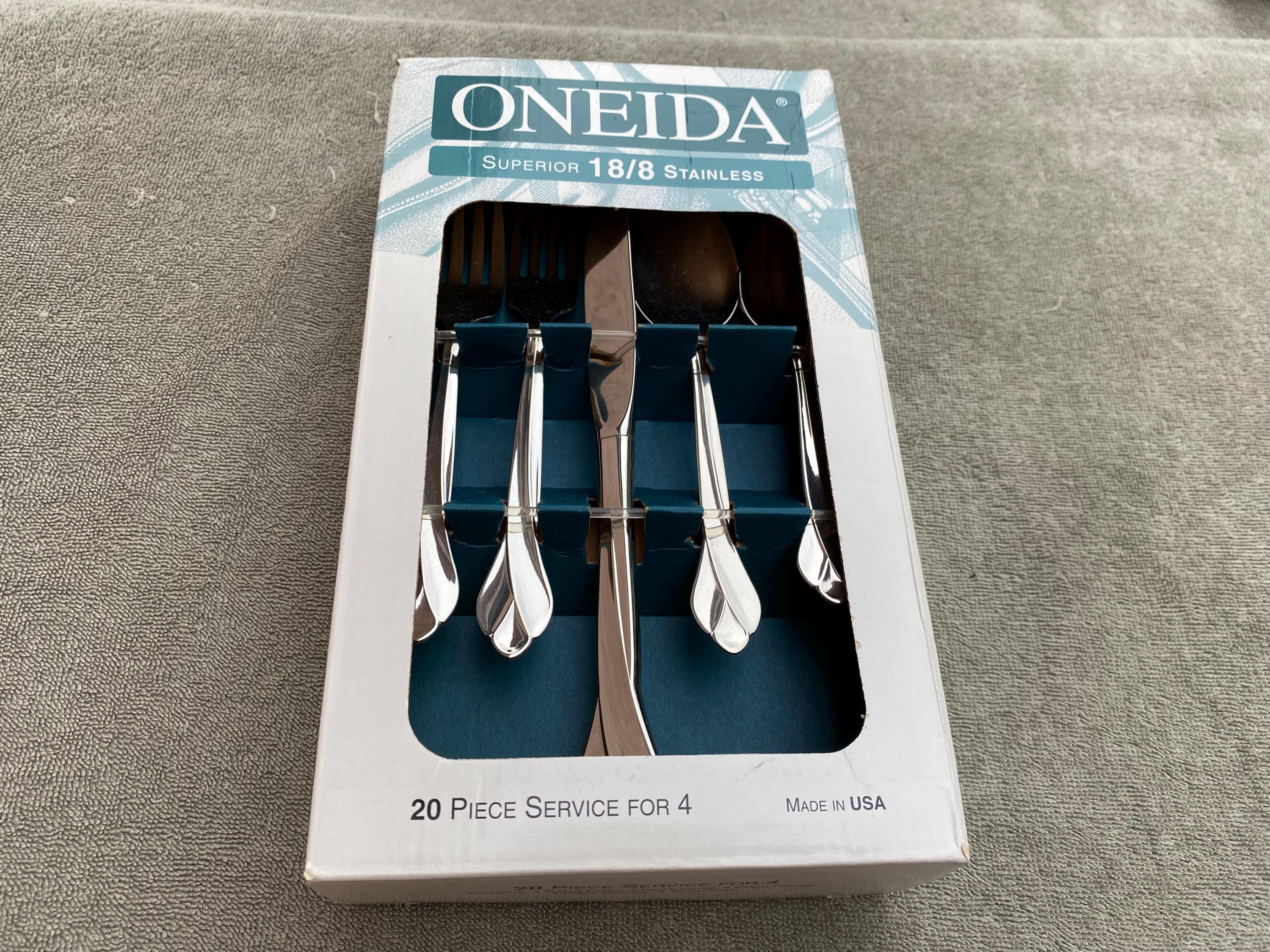 thumbnail image 2 of Oneida Tribeca Glossy Stainless Flatware – Excellent Condition, You Choose Pieces 2 of 5