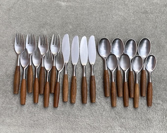 Dansk Fjord Germany Dinner Fork Teak Quistgaard Early 4 Ducks