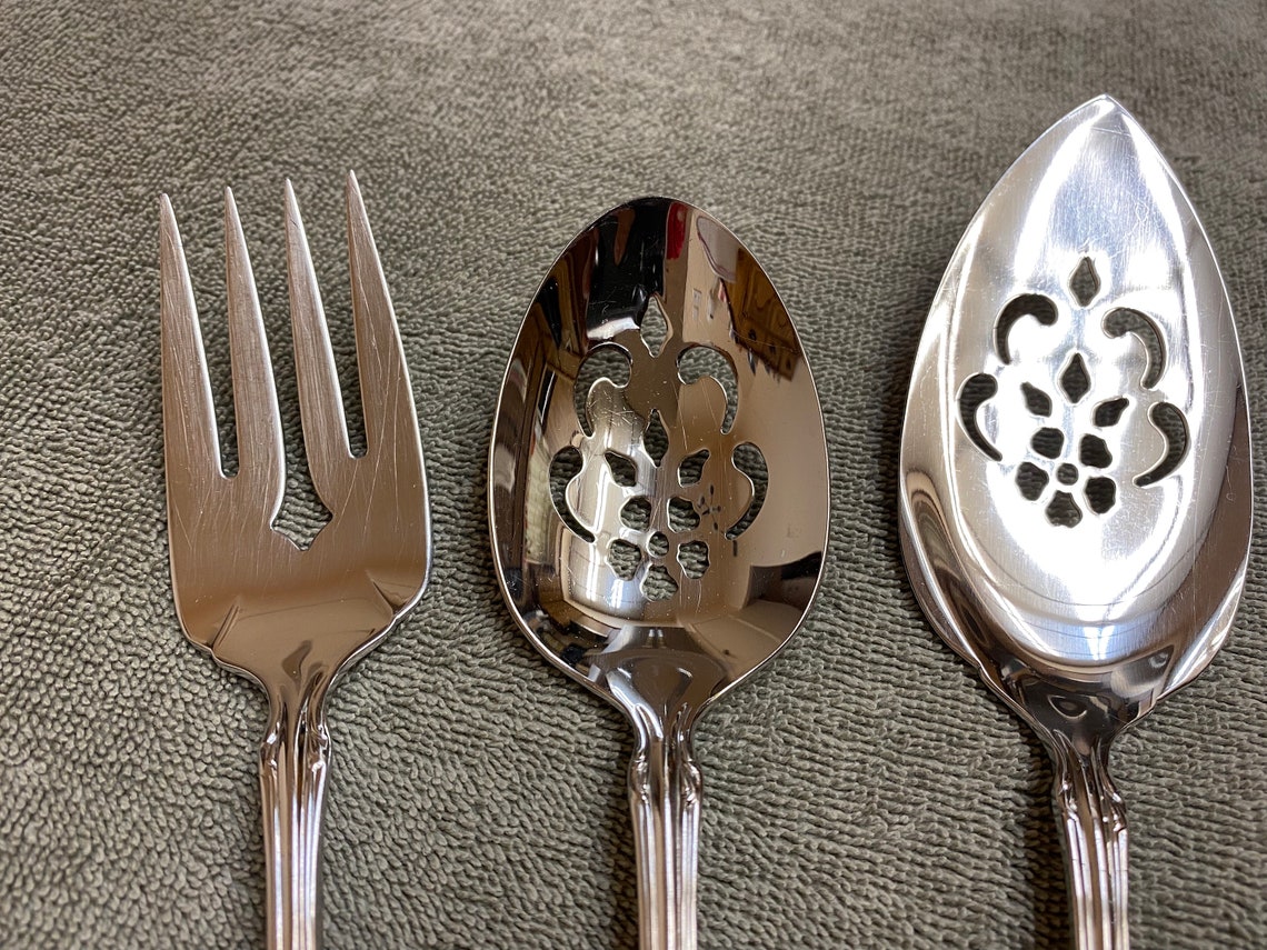 Oneida Louisiana Community Stainless Steel Flatware 5 Serving Etsy