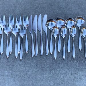 Lauffer Palisander JAPAN Stainless Flatware 4 Piece Serving