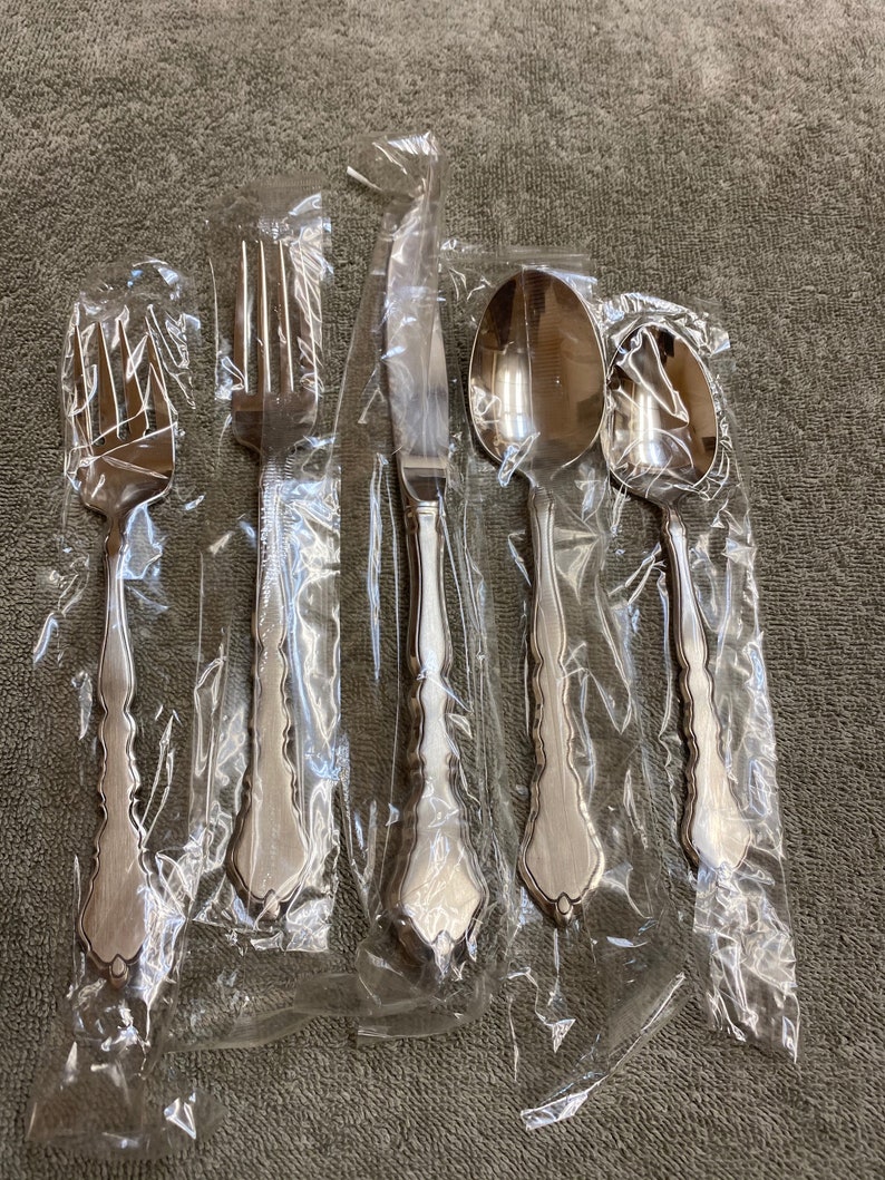 Oneida Satinique Community Stainless USA Flatware ONE 5 Pc Etsy