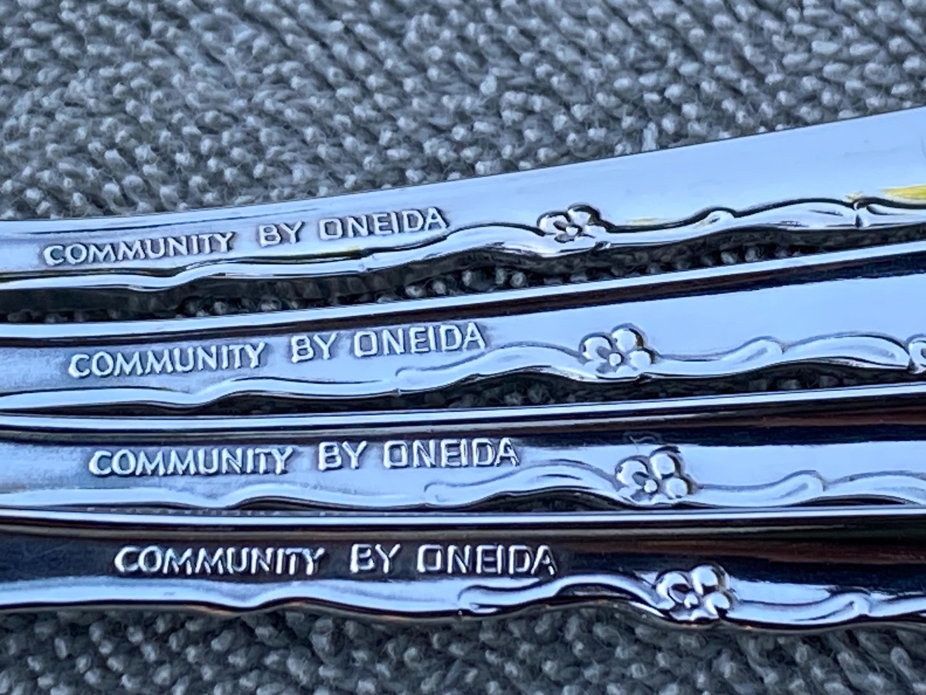 Oneida Community Service Plate Oneida Community Stainless Steel ...