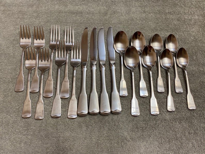 Oneida American Colonial stainless steel flatware 20 piece Etsy