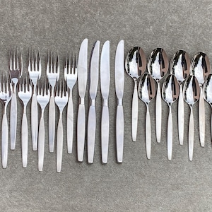 Oneida Frostfire Community Stainless steel flatware 20 piece set, Service for 4.