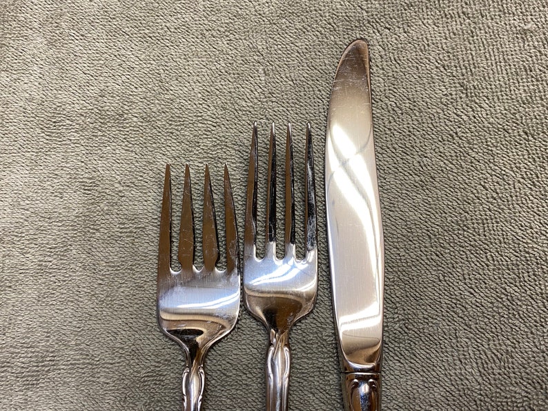 Oneida Tennyson Stainless Steel Flatware One5 Pc Place Etsy