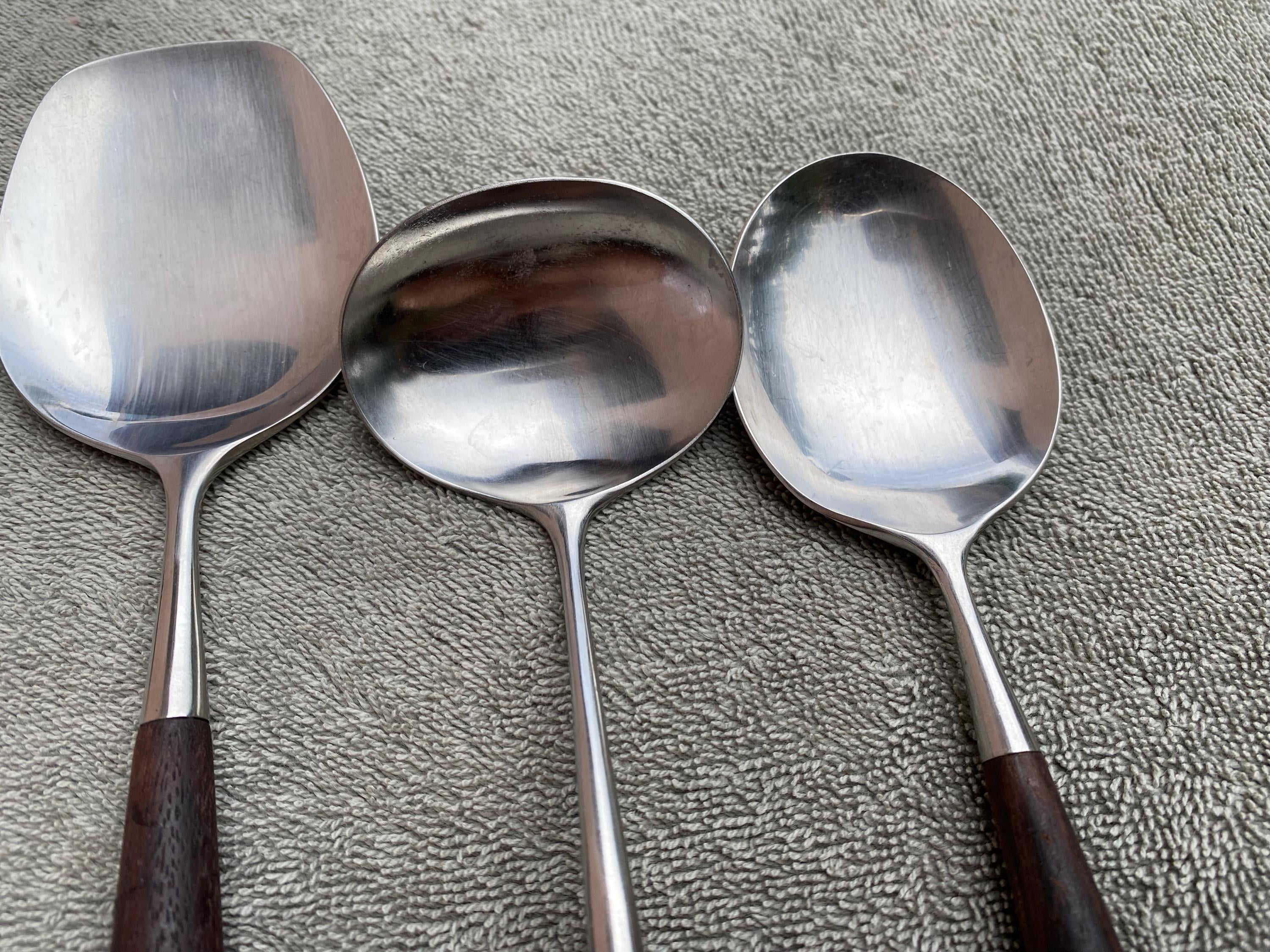 口コミ サイト 商品 Stainless JAPAN Palisander Lauffer Flatware Serving Piece 4 カトラリー(スプーン等)