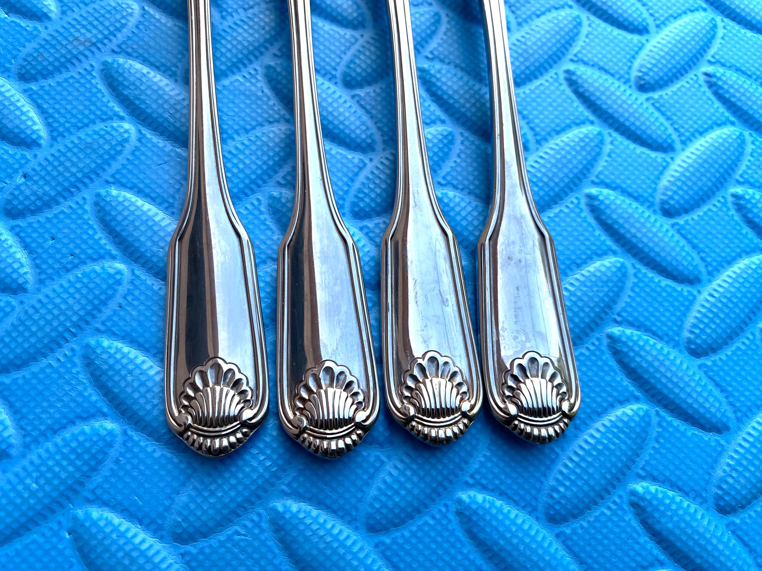 Oneida Shell Pattern Oneida Classic Shell Heirloom Stainless Steel Flatware Set of 4 Dinner ...