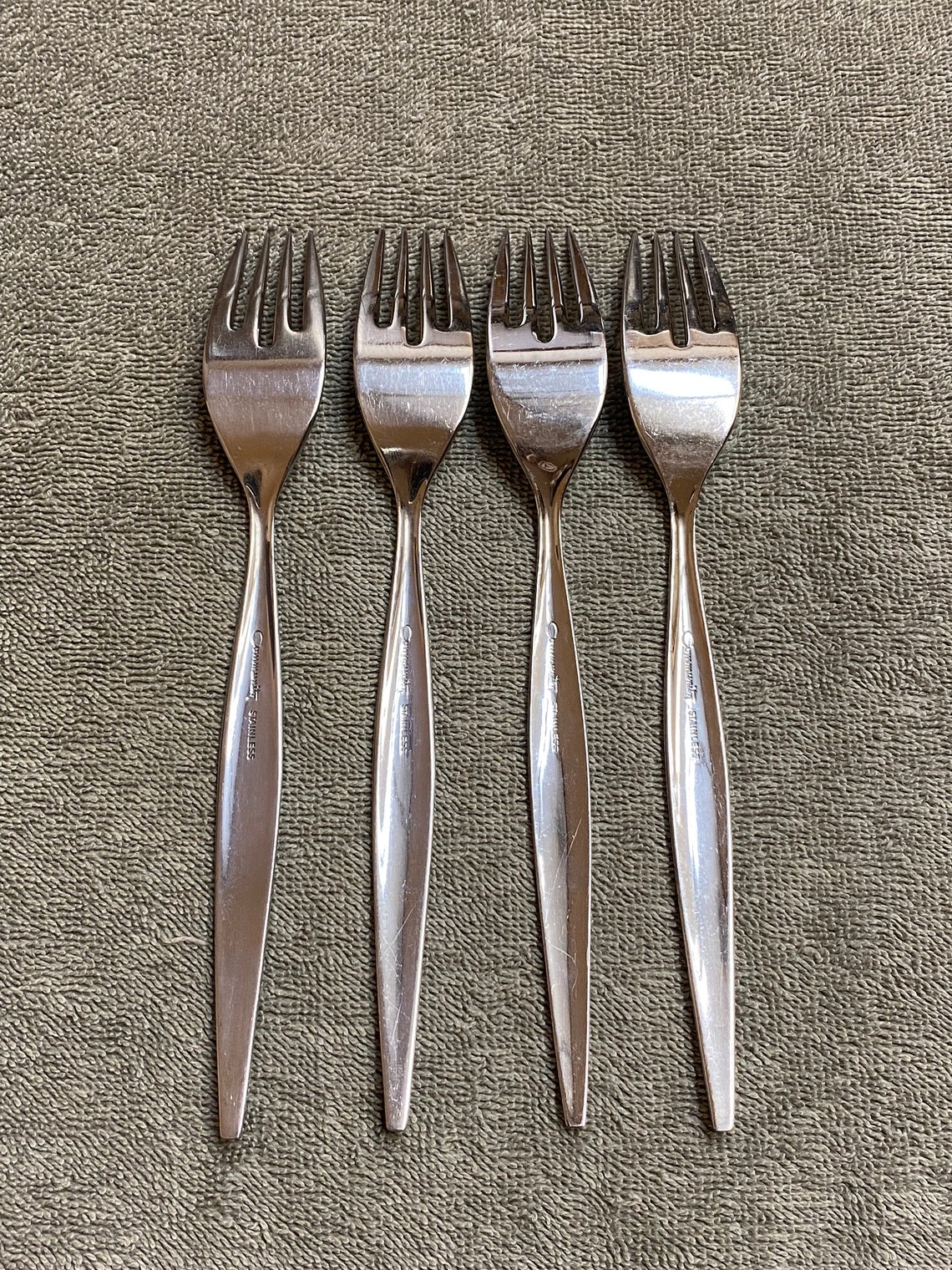 Oneida community stainless steel flatware 4 dinner Etsy