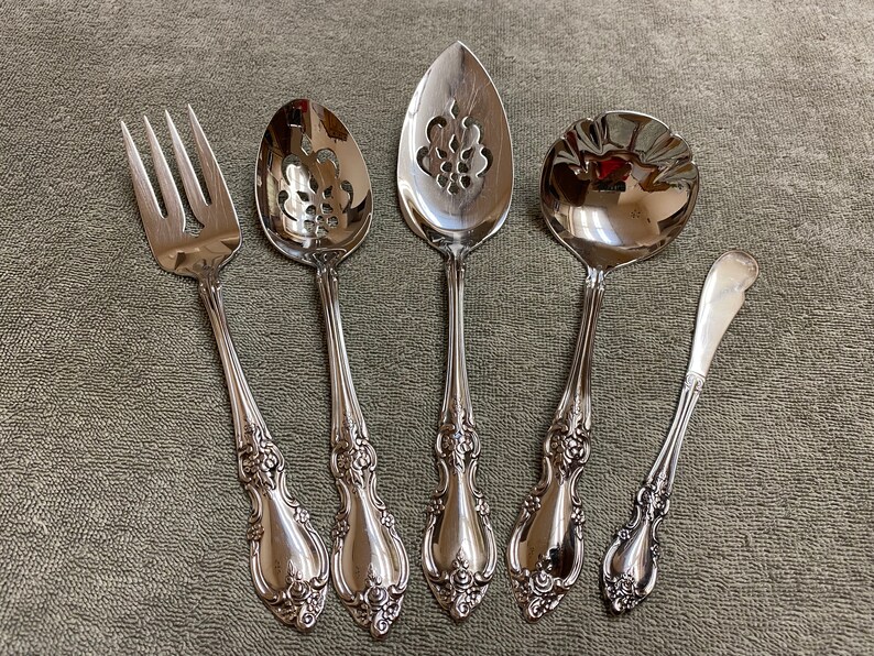 Oneida Louisiana Community Stainless Steel Flatware 5 Serving Etsy