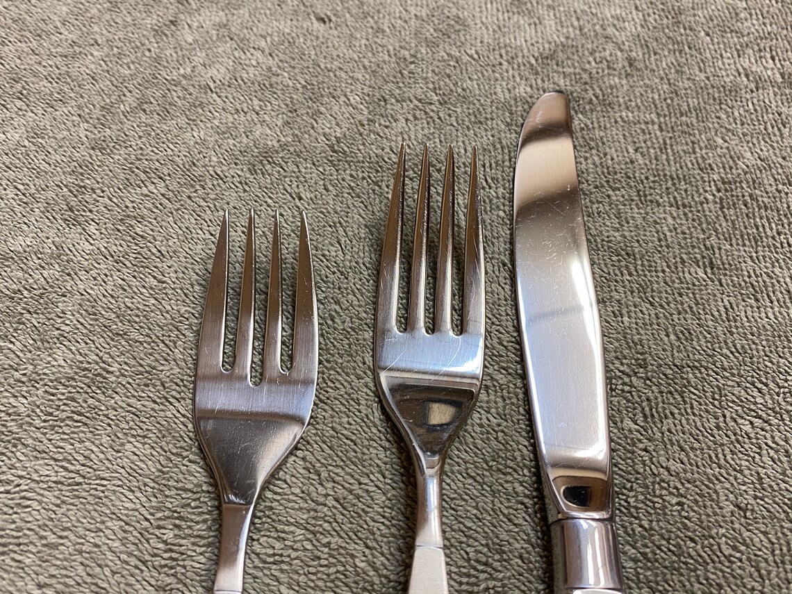 Oneida Frostfire Community Stainless Flatware One5 Pc Place Etsy