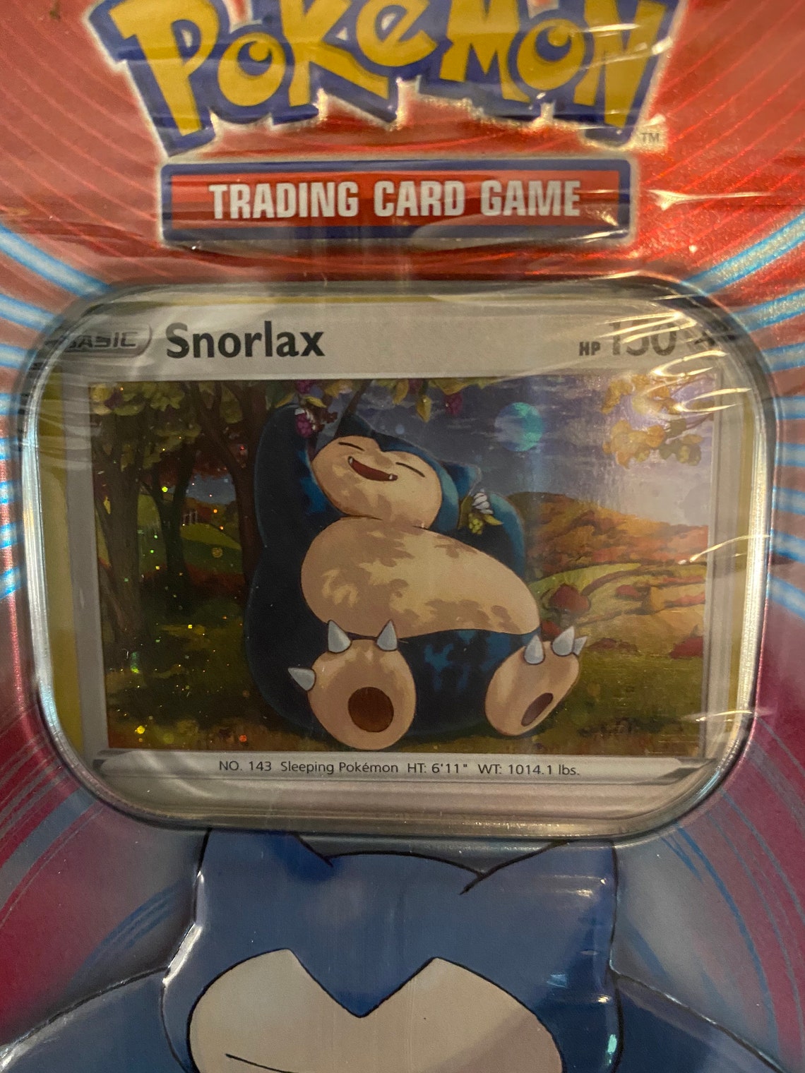 Pokémon Snorlax Tin Rare/new | Etsy