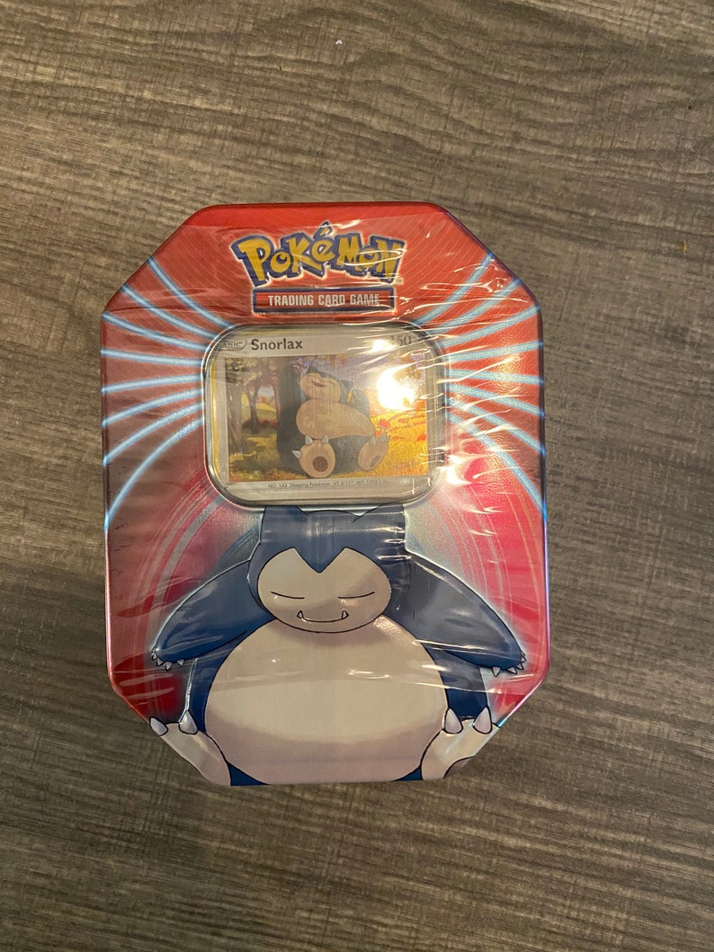 Pokémon Snorlax Tin Rare/new | Etsy