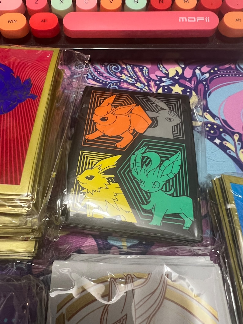 Pokemon Card ETB Sleeves Evolving Skies Fusion Strike Etsy Australia