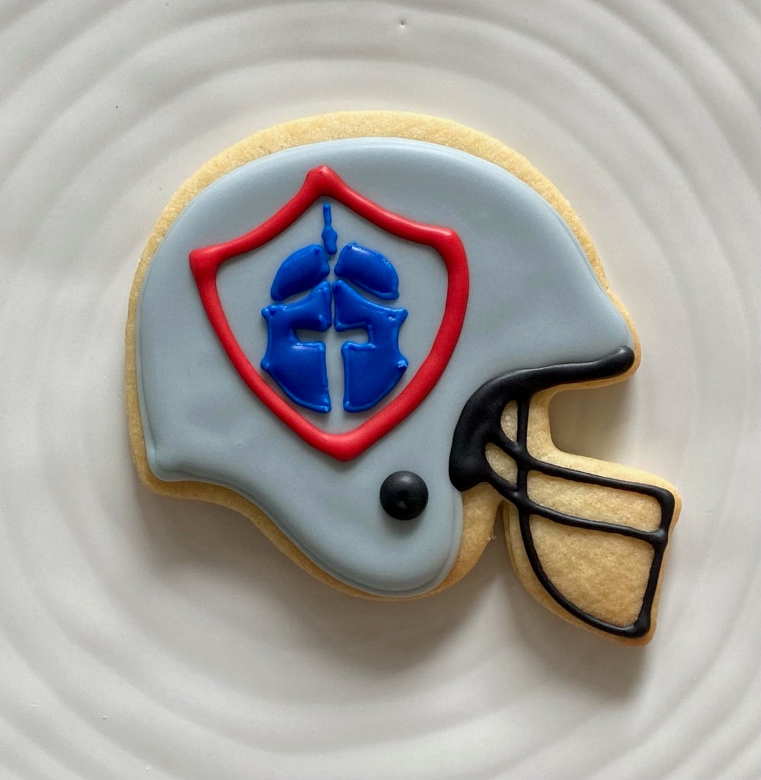 Football Helmet Cookie Cutter Etsy