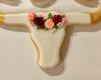 Cortador de galletas de cuernos largos de Texas