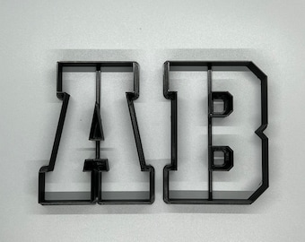 Varsity Letters Cookie Cutters