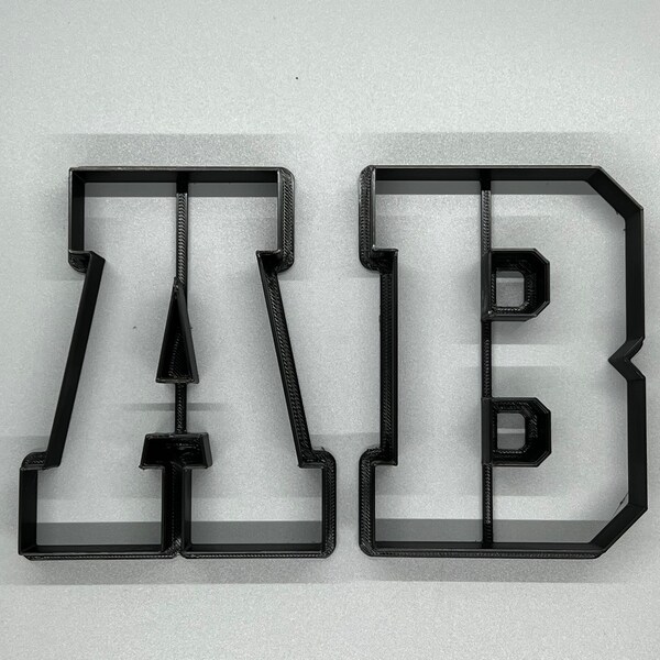 Varsity Letters Cookie Cutters