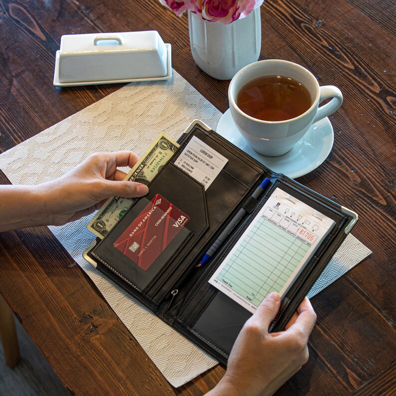 Happy Server Waiter Waitress Book with 11 Pockets and Pen Etsy