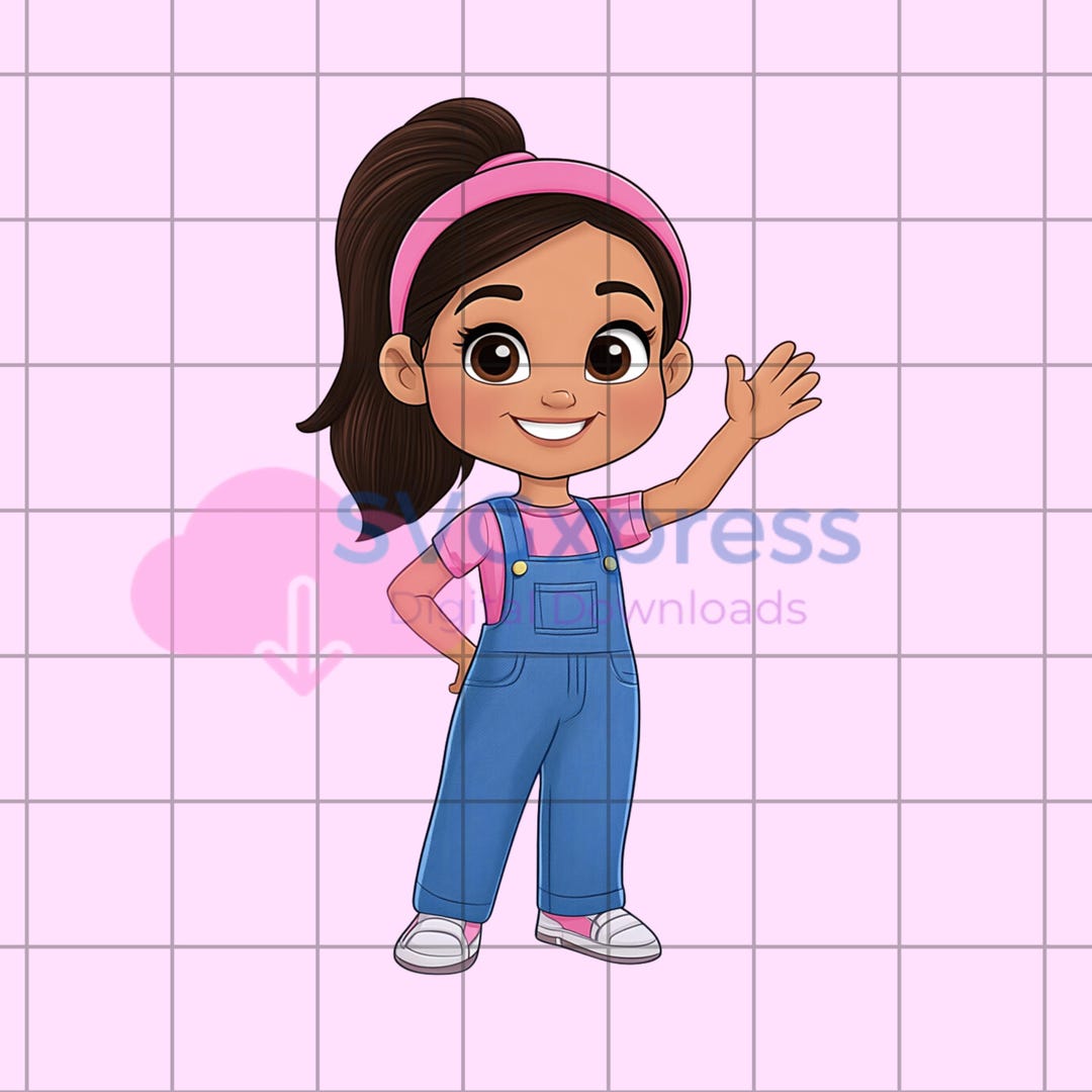 Ms. Rachel 3D Clip Art, Ms Rachel Cartoon PNG, Digital Download, Ms ...
