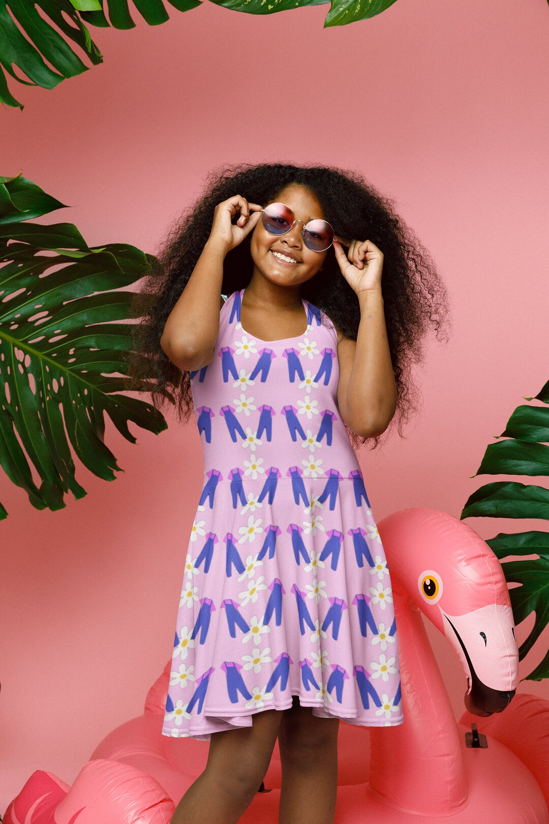 Girls' Sleeveless Sundress Ms Rachel Toddlers Sundress Twirl Dress Ms