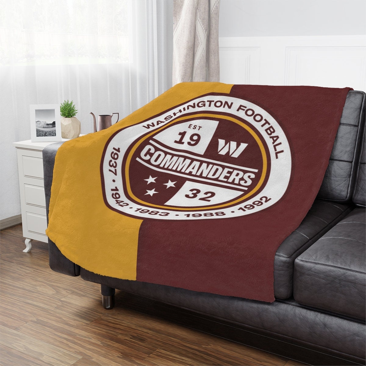 Washington football team throw blanket sale