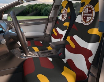 Washington Commanders Car Seat Covers, Washington Commanders Camouflage Car Seat Covers