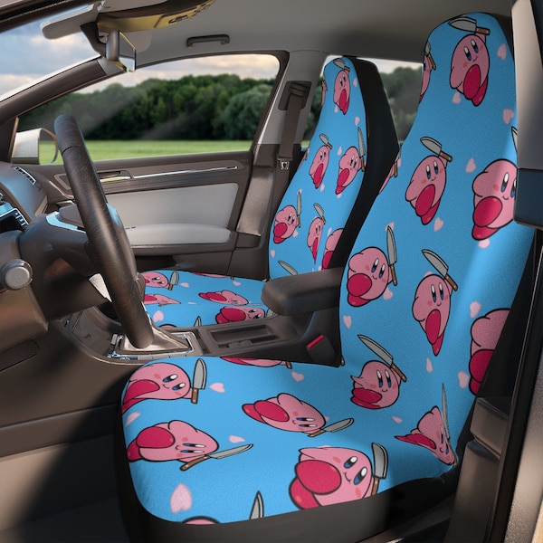 Kirby Knife Car Seat Covers, Kirby Knife Car Accessories, Kirby Car Seat Cover, kirby car accessories