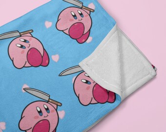 kirby with knife plush